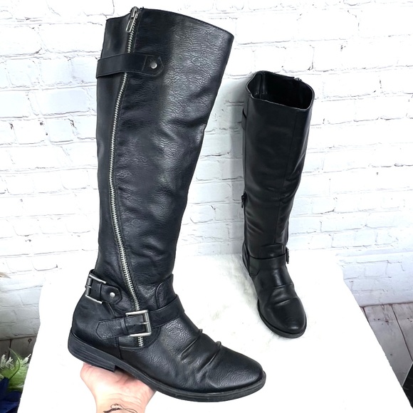 Rampage Shoes - |•RAMPAGE•| Black Knee High IVEXIN Vegan Boots